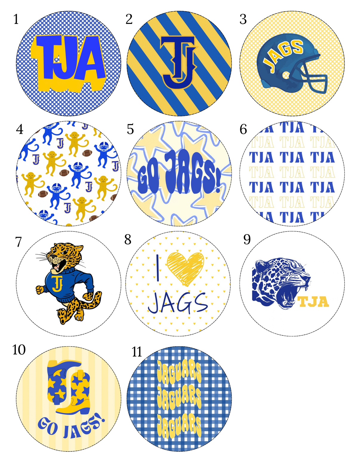 2.25 in Gameday Buttons